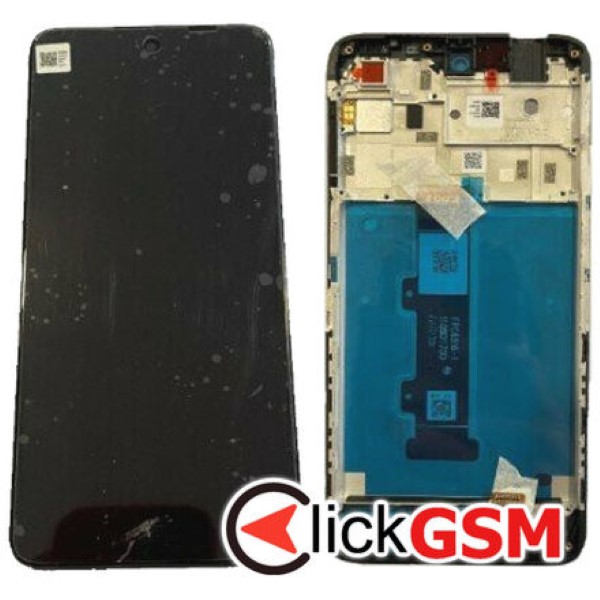 Piesa Display Original Cu Touchscreen Si Rama Motorola Moto E22s 346o