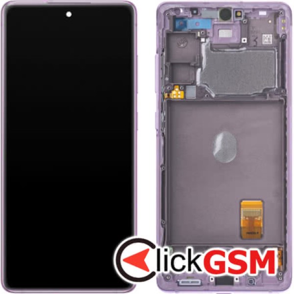 Piesa Display Original Cu Touchscreen Si Rama Mov Samsung Galaxy S20 Fe 5g Gzh