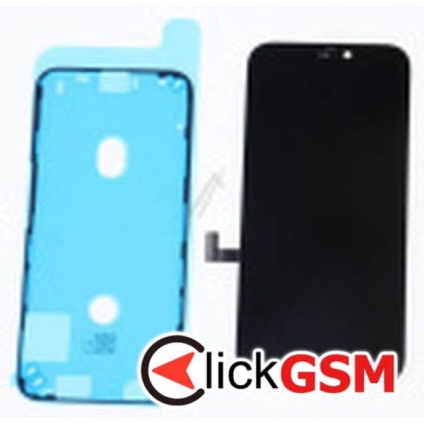 Piesa Display Original Cu Touchscreen Si Rama Negru Apple Iphone 12 Mini 6mj