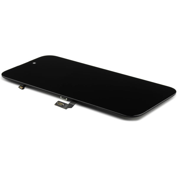 Apple iPhone 16 · Display With Sensor Flex For iPhone 16 Black Refurbished (Calibrated Used)