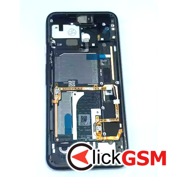 Piesa Display Original Cu Touchscreen Si Rama Negru Google Pixel 4 3br1