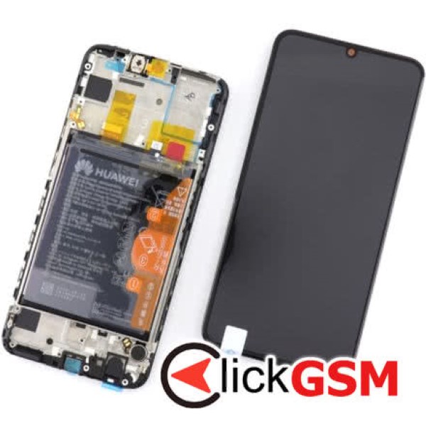 Piesa Display Original Cu Touchscreen Si Rama Negru Huawei P Smart 2020 4m4e