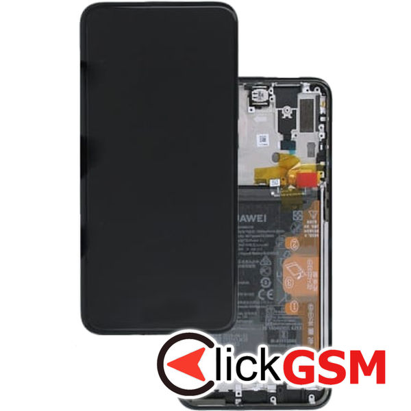 Piesa Display Original Cu Touchscreen Si Rama Negru Huawei P Smart Z Asw