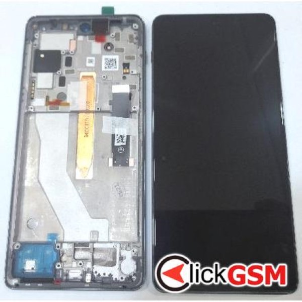 Piesa Display Original Cu Touchscreen Si Rama Negru Motorola Edge 20 Pro 31on