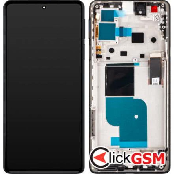 Piesa Display Original Cu Touchscreen Si Rama Negru Motorola Edge 30 Pro 1t09