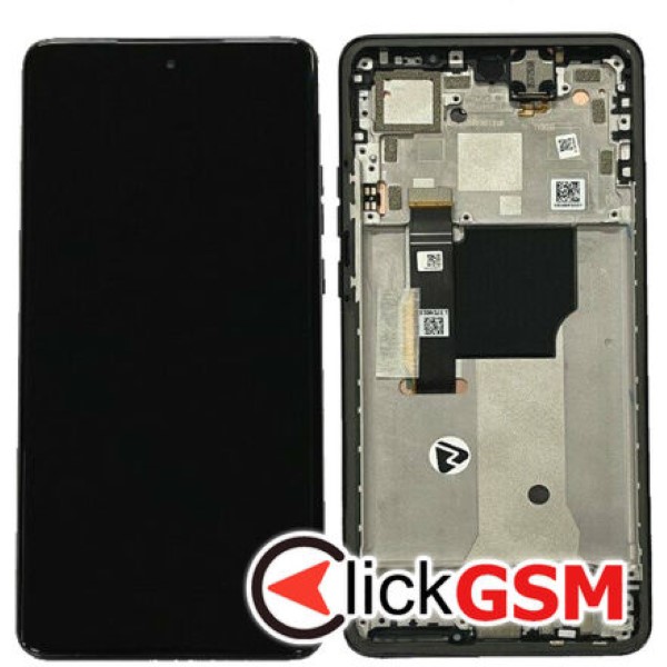 Piesa Display Original Cu Touchscreen Si Rama Negru Motorola Edge 40 Neo 34a3