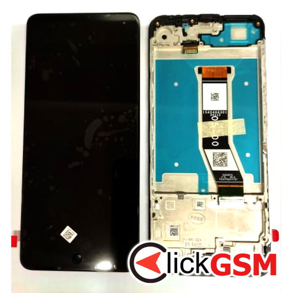 Piesa Display Original Cu Touchscreen Si Rama Negru Motorola Moto E14 2diq