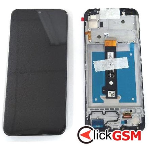 Piesa Display Original Cu Touchscreen Si Rama Negru Motorola Moto E20 31ng