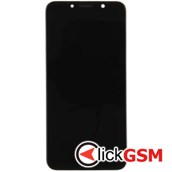 Piesa Display Original Cu Touchscreen Si Rama Negru Motorola Moto E6 Play 2f2i