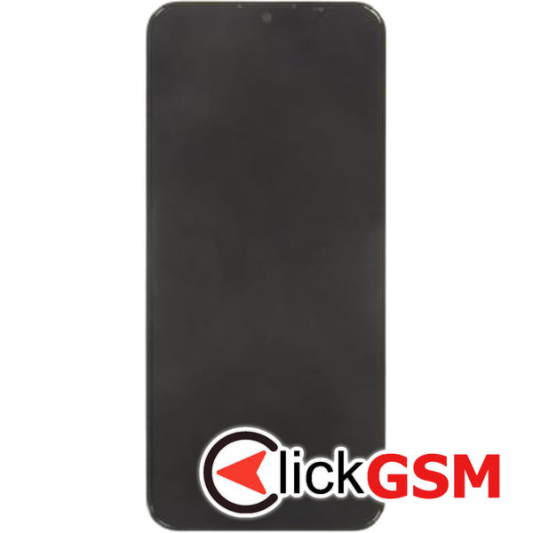 Piesa Display Original Cu Touchscreen Si Rama Negru Motorola Moto E7 Plus Qac