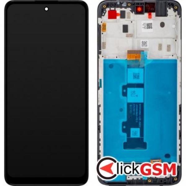 Piesa Display Original Cu Touchscreen Si Rama Negru Motorola Moto G22 1w54