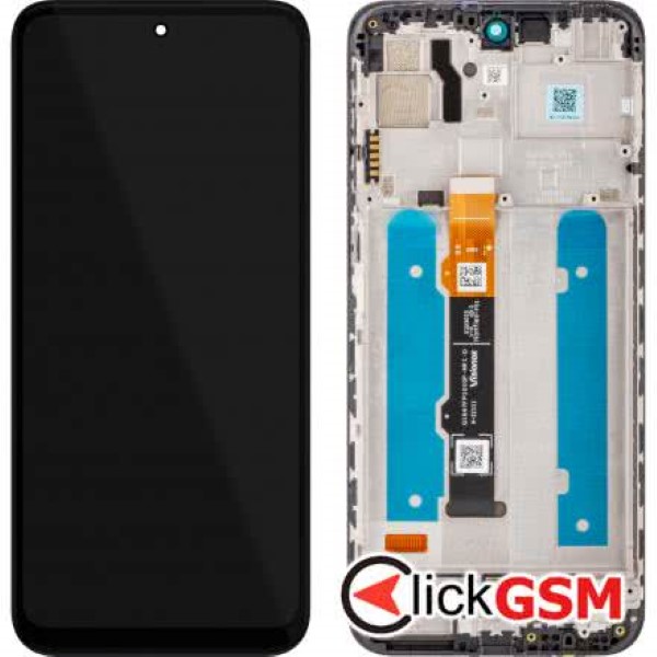 Piesa Display Original Cu Touchscreen Si Rama Negru Motorola Moto G31 Wc5