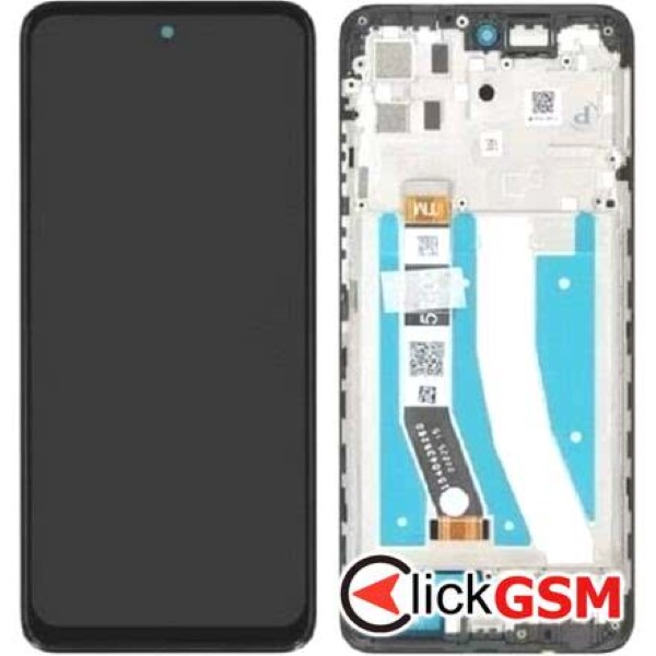 Piesa Display Original Cu Touchscreen Si Rama Negru Motorola Moto G32 32p2