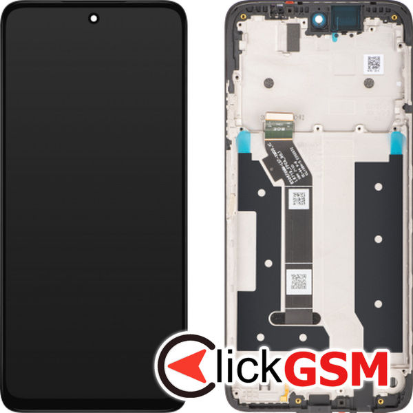Piesa Display Original Cu Touchscreen Si Rama Negru Motorola Moto G35 5g 3ius