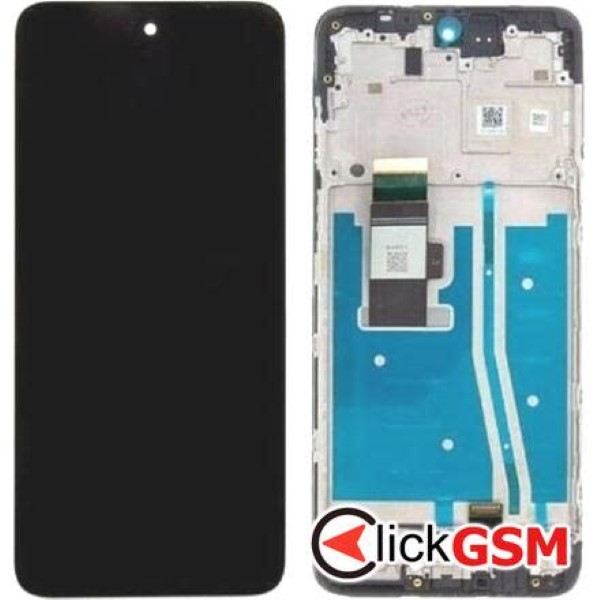 Piesa Display Original Cu Touchscreen Si Rama Negru Motorola Moto G53 32ow