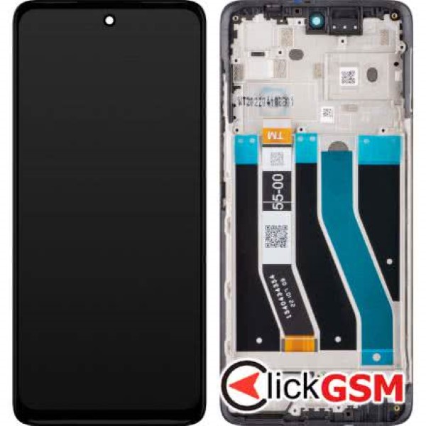 Piesa Display Original Cu Touchscreen Si Rama Negru Motorola Moto G62 5g Wc6