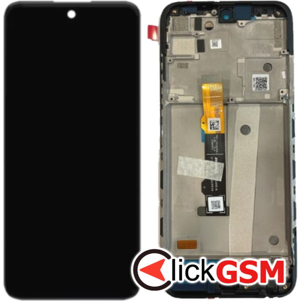 Piesa Display Original Cu Touchscreen Si Rama Negru Motorola Moto G71 5g 2f71