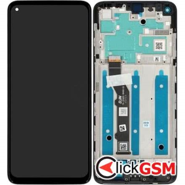 Piesa Display Original Cu Touchscreen Si Rama Negru Motorola Moto G9 Plus 1iei