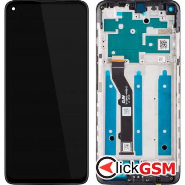 Piesa Display Original Cu Touchscreen Si Rama Negru Motorola Moto G9 Plus 1t2d