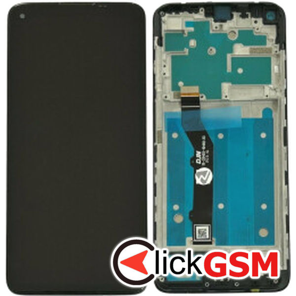 Piesa Display Original Cu Touchscreen Si Rama Negru Motorola Moto G9 Plus X4n