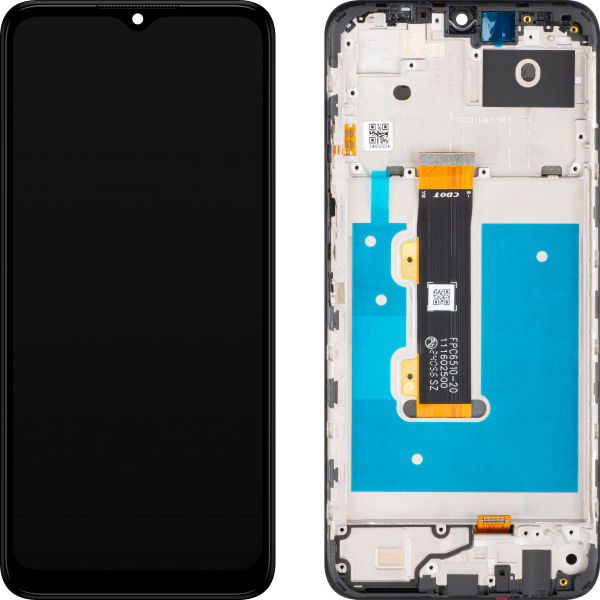 Nokia G22 · Display cu Touchscreen Nokia G22, cu Rama, Negru, Service Pack 70101326H001