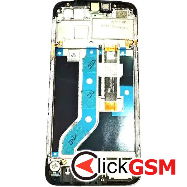 Piesa Display Original Cu Touchscreen Si Rama Negru Oppo A12 Nha