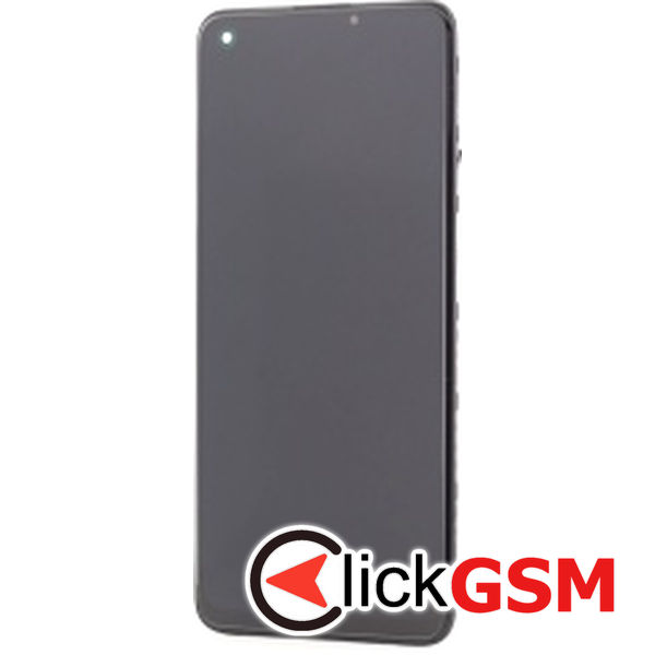 Piesa Display Original Cu Touchscreen Si Rama Negru Oppo A74 4g 3hvr