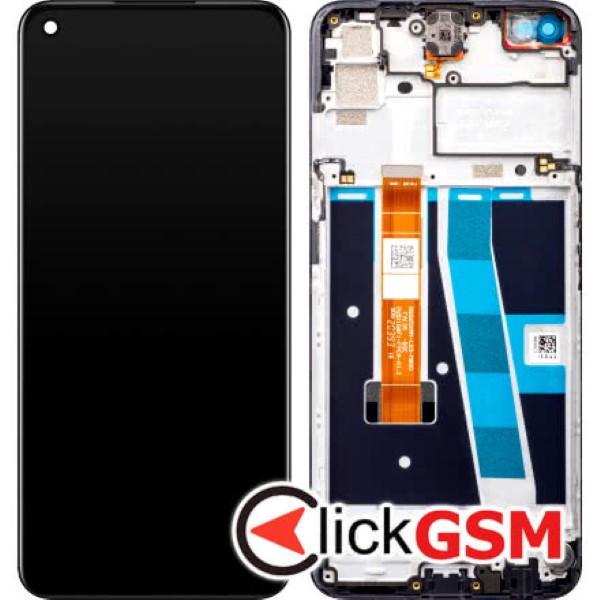 Piesa Display Original Cu Touchscreen Si Rama Negru Oppo A92 1w57