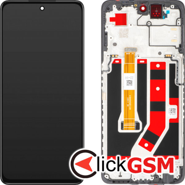 Piesa Display Original Cu Touchscreen Si Rama Negru Oppo A98 5g Dc1