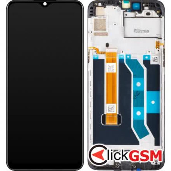 Piesa Display Original Cu Touchscreen Si Rama Negru Realme 6i 2xhe