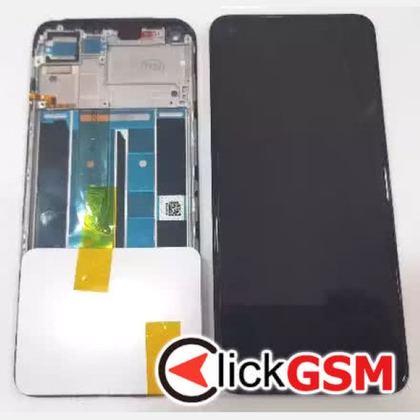 Piesa Display Original Cu Touchscreen Si Rama Negru Realme 8 3cn9