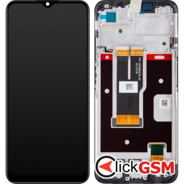 Piesa Display Original Cu Touchscreen Si Rama Negru Realme C31 1q7d