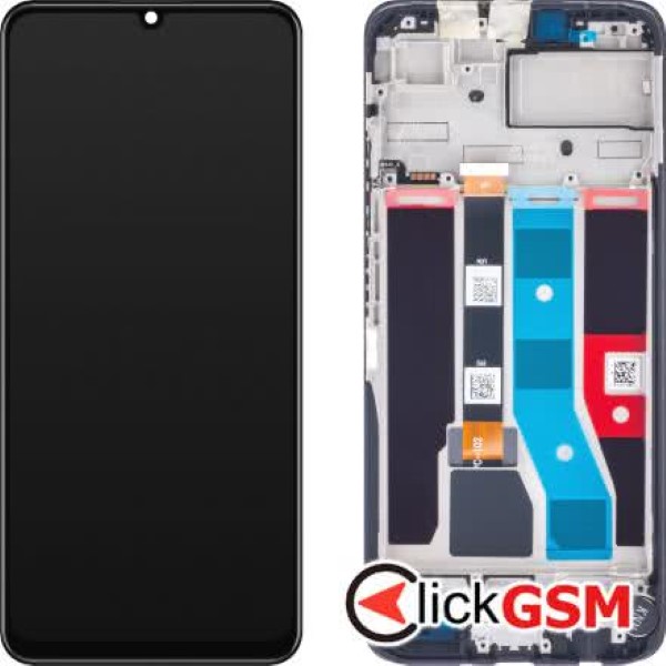 Piesa Display Original Cu Touchscreen Si Rama Negru Realme C51 2yin