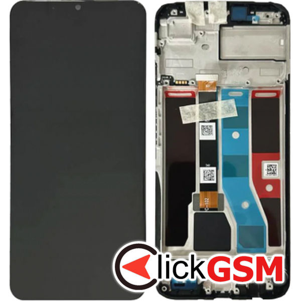 Piesa Display Original Cu Touchscreen Si Rama Negru Realme C51 48qs