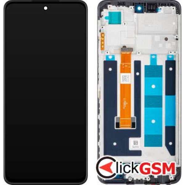 Piesa Display Original Cu Touchscreen Si Rama Negru Realme C55 2y57