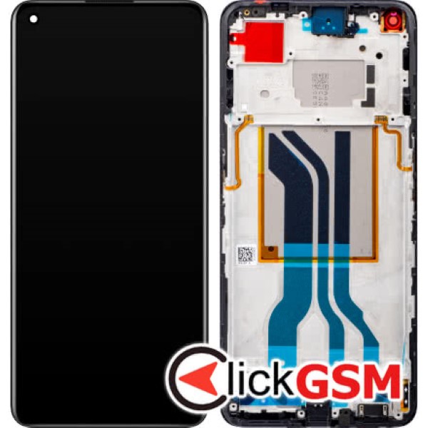 Piesa Display Original Cu Touchscreen Si Rama Negru Realme Gt2 1q75