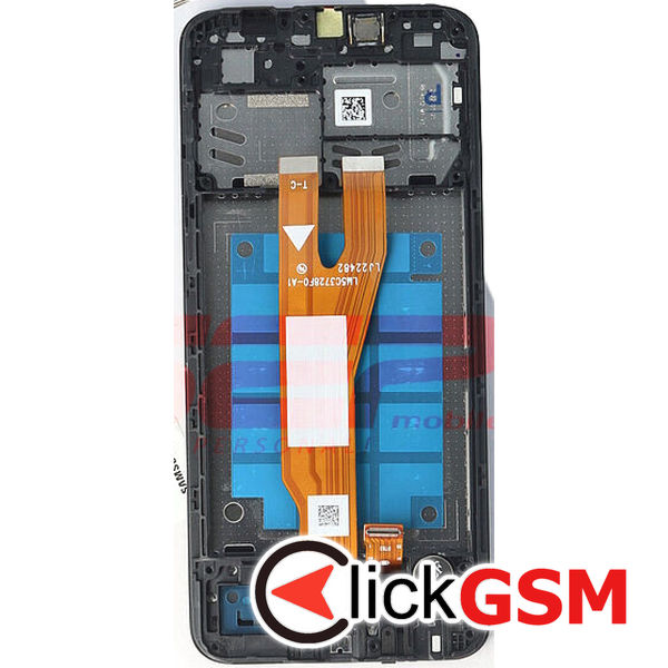 Piesa Display Original Cu Touchscreen Si Rama Negru Samsung Galaxy A03 Core 3daj