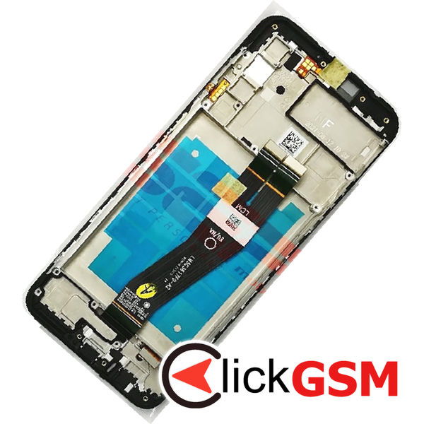 Piesa Display Original Cu Touchscreen Si Rama Negru Samsung Galaxy A03s 4jtn