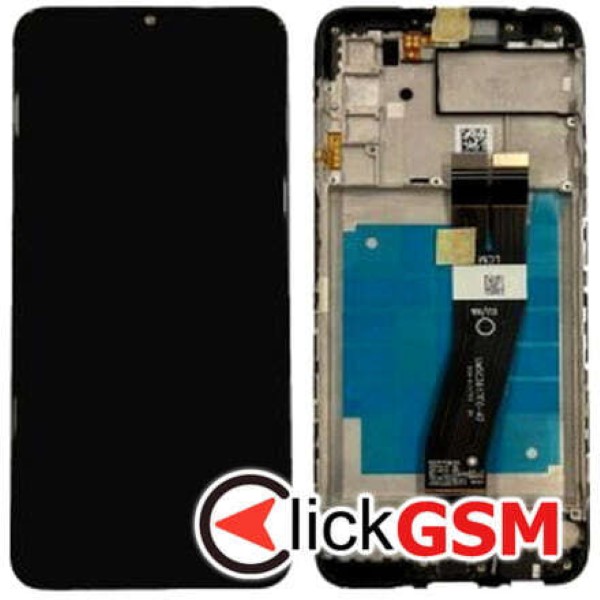 Piesa Display Original Cu Touchscreen Si Rama Negru Samsung Galaxy A03s Pvm