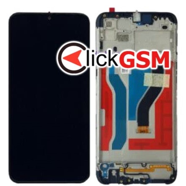 Piesa Display Original Cu Touchscreen Si Rama Negru Samsung Galaxy A10s S0b