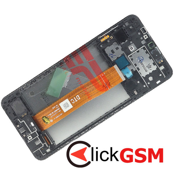 Piesa Display Original Cu Touchscreen Si Rama Negru Samsung Galaxy A12 4l1g