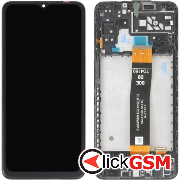 Piesa Display Original Cu Touchscreen Si Rama Negru Samsung Galaxy A13 5g 2dii