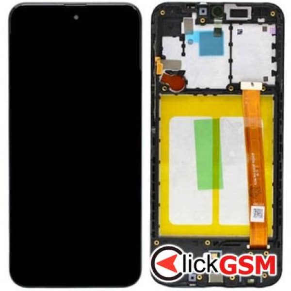 Piesa Piesa Display Original Cu Touchscreen Si Rama Negru Samsung Galaxy A20e 2wmd