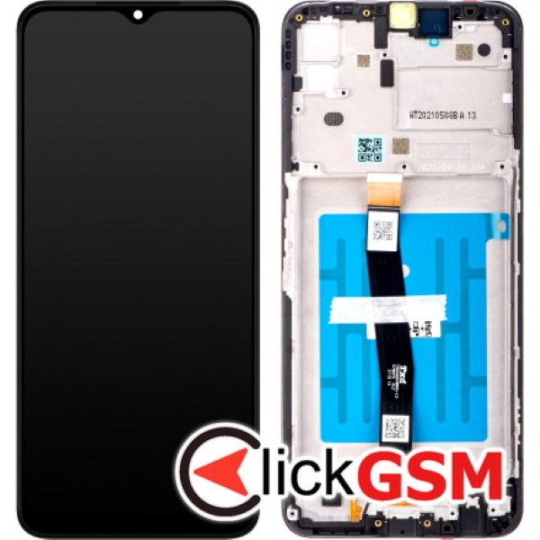 Piesa Display Original Cu Touchscreen Si Rama Negru Samsung Galaxy A22 5g Usb