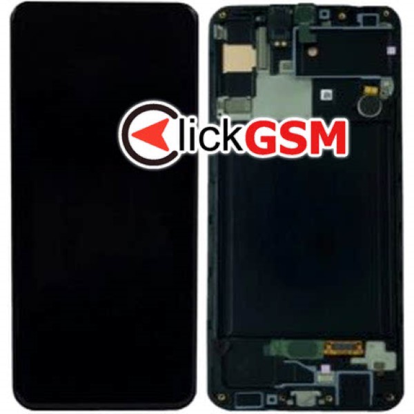 Piesa Display Original Cu Touchscreen Si Rama Negru Samsung Galaxy A30s Q00