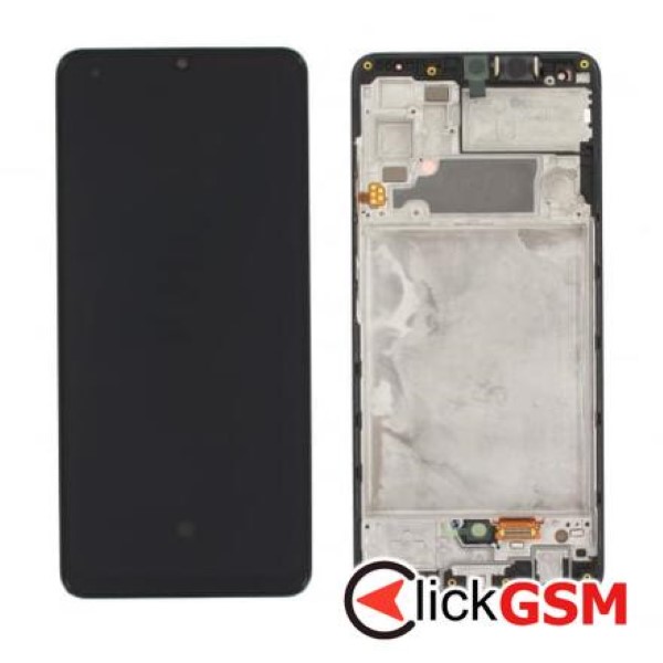 Piesa Display Original Cu Touchscreen Si Rama Negru Samsung Galaxy A32 2wo8