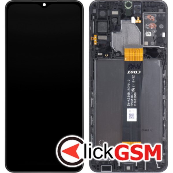 Piesa Display Original Cu Touchscreen Si Rama Negru Samsung Galaxy A32 5g Su6