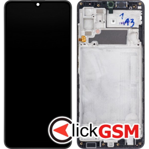 Piesa Display Original Cu Touchscreen Si Rama Negru Samsung Galaxy A32 U0j