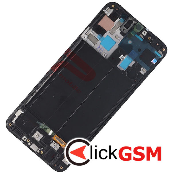 Piesa Display Original Cu Touchscreen Si Rama Negru Samsung Galaxy A50 4ins