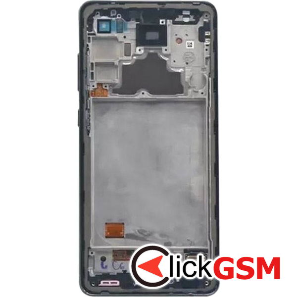 Piesa Display Original Cu Touchscreen Si Rama Negru Samsung Galaxy A52 5g 40b8